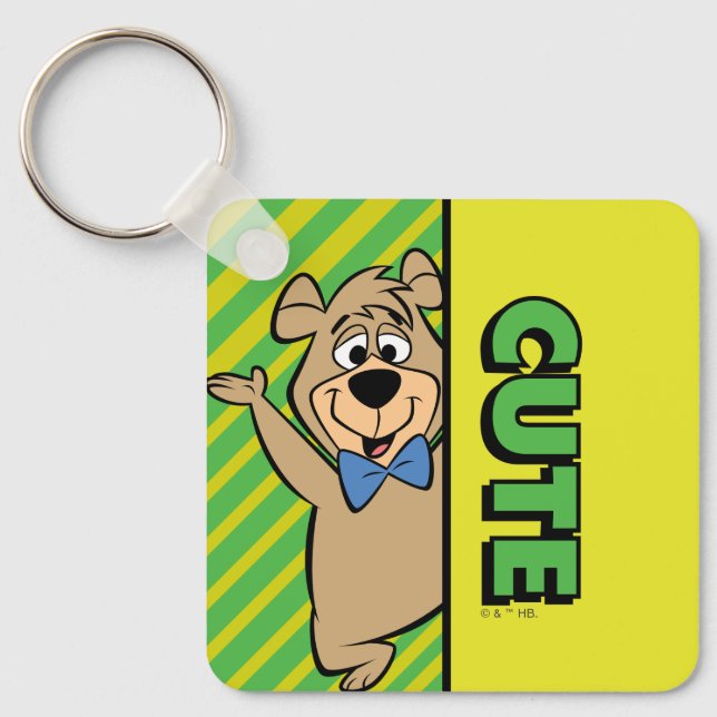 Porte-clés Ours Boo-Boo mignon (Recto)