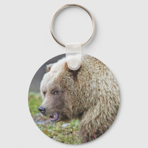 Porte-clés Ours Brown de l'Alaska
