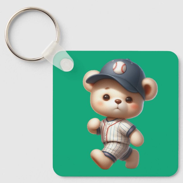 Porte-clés Ours de baseball 1 (Recto)