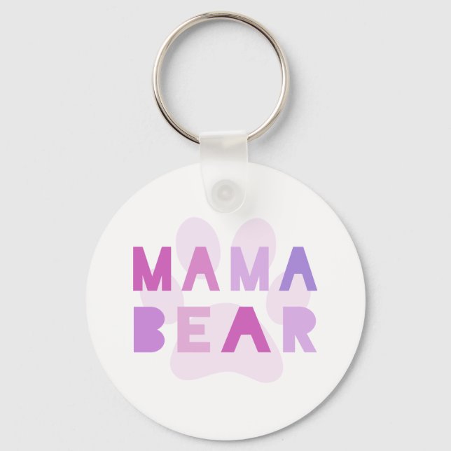 Porte-clés Ours de maman (Recto)