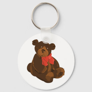 PORTE-CLÉS OURS EN PELUCHE MIGNON ADORABLE