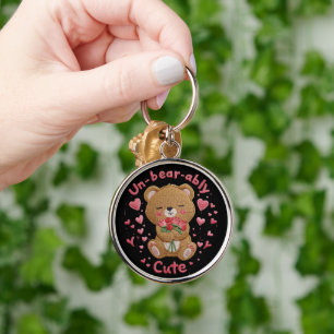 Porte-clés Ours en peluche mignon insupportable