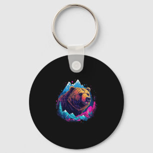 Porte-clés Ours grizzly extérieur nature alaska chasse randon