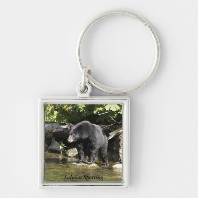 Porte-clés Ours Noir (Devant)