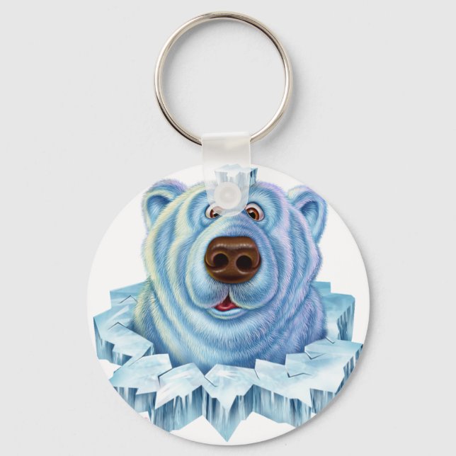 Porte-clés ours polaire (Recto)