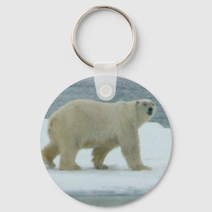 Porte-clés Ours polaire blanc