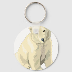 Porte-clés Ours polaire câlin