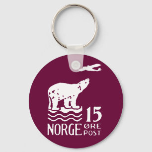 Porte-clés Ours polaire norvégien 1925