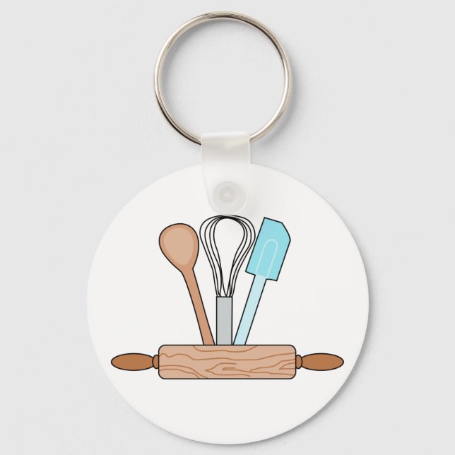 Porte-clés Outils de boulangerie (Recto)