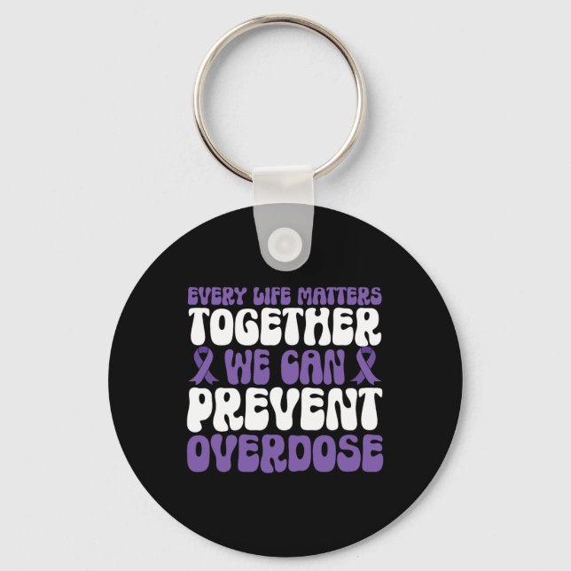 Porte-clés Overdose Awareness – We Can Prevent Overdose  (Recto)