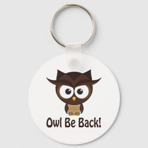 Porte-clés Owl Be Back