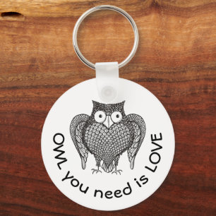 Porte-clés Owl you Need Keychain