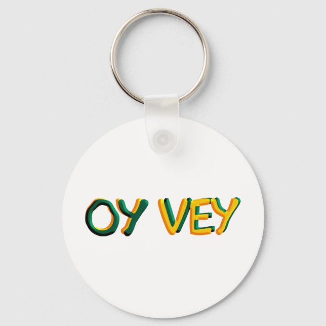 Porte-clés Oy Vey (Recto)