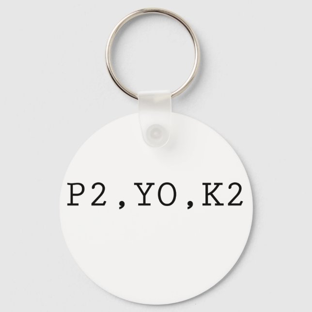 PORTE-CLÉS P2, YO, K2 (Recto)