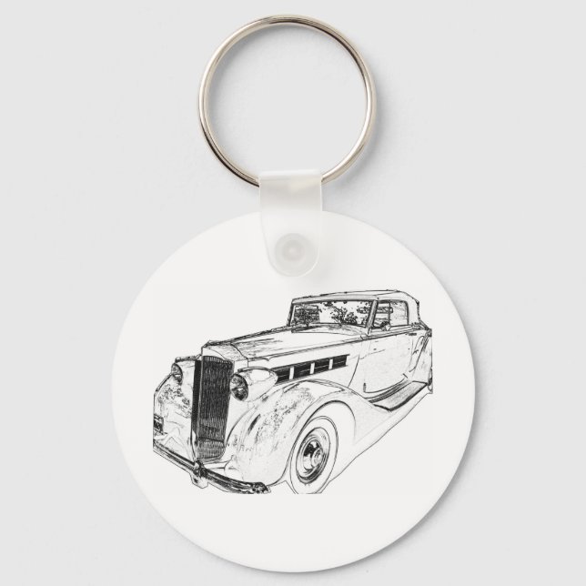 Porte-clés Packard (Recto)