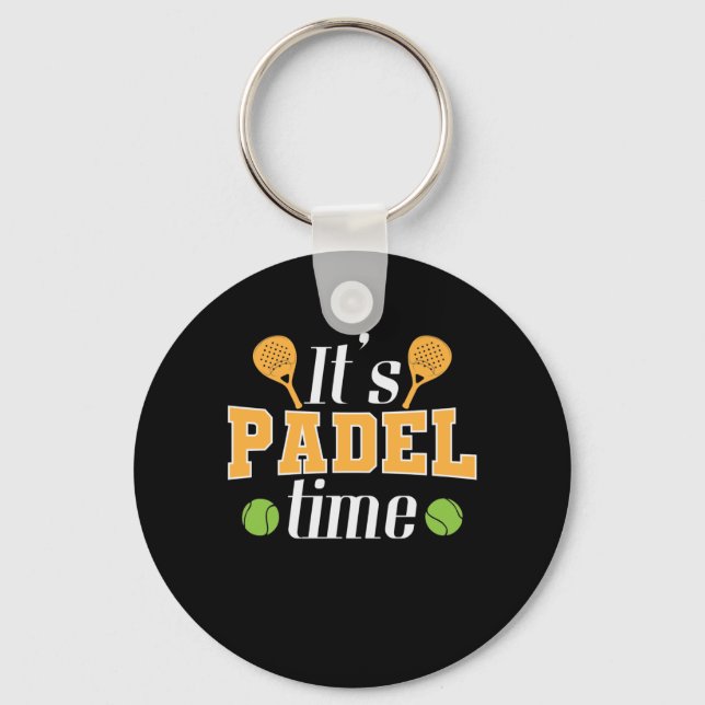 Porte-clés Padel Time Tennis Sport (Recto)