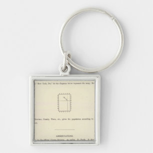 Porte-clés Page de titre de l'Atlas indexé Verso