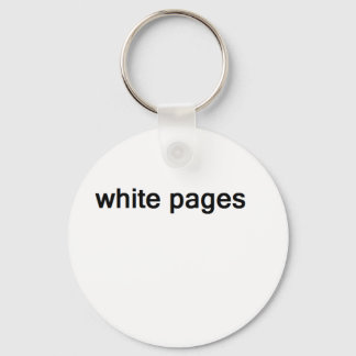 Porte-clés pages blanches