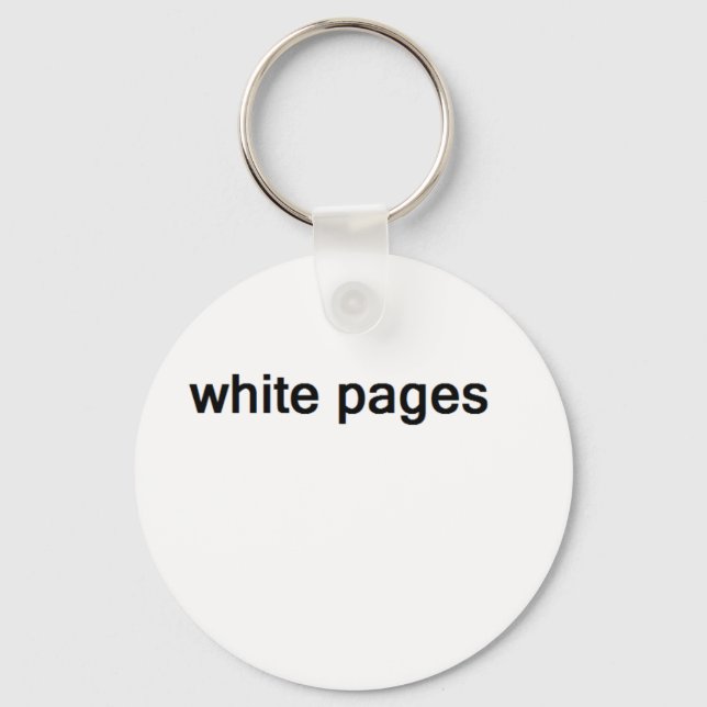 Porte-clés pages blanches (Recto)