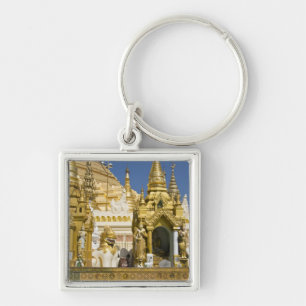 Porte-clés Pagode Shwedagon (Paya), grand site temple qui