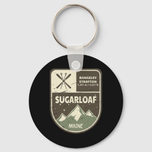 Porte-clés Pain de sucre Maine Ski Vintage