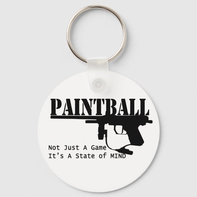 Porte-clés Paintball/état d'esprit (Recto)