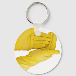 Porte-clés Paire de gants en latex