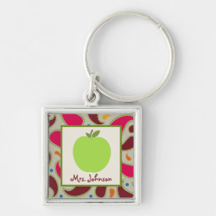 Porte-clés Paisley et Apple vert ont personnalisé le