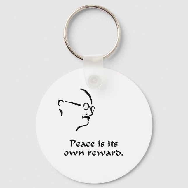 Porte-clés Paix de Gandhi (Recto)