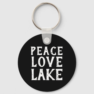 Porte-clés PAIX nautique amusante - AMOUR - LAC