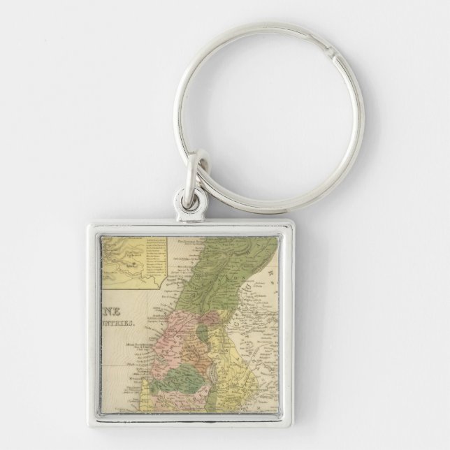 Porte-clés Palestine et pays voisins (Devant)