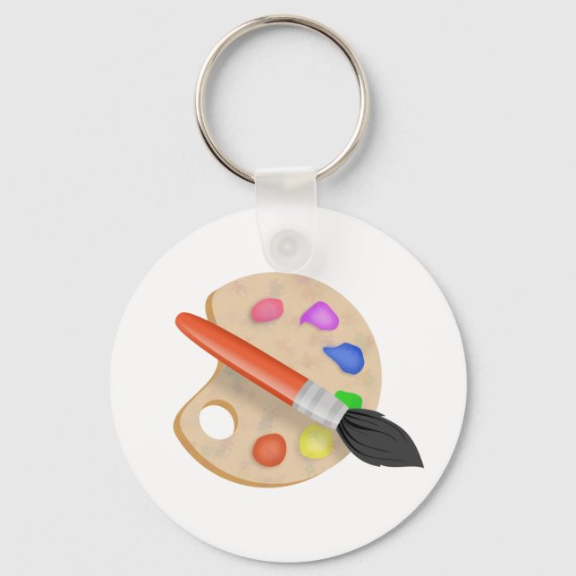 Porte-clés Palette Artiste (Recto)