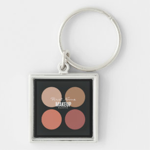 Porte-clés Palette de maquillage rose personnalisée Sac cadea