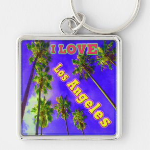 Porte-clés "Palm Sky : I LOVE Los Angeles 1" Kaychain