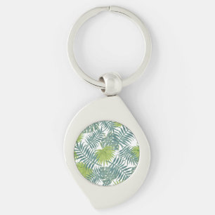 Porte-clés Palm Tree Fronds Peinture hawaïenne