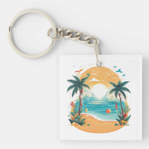Porte-clés Palmier de Sun Beach