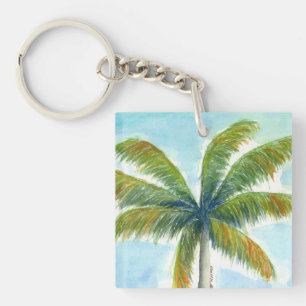 Porte-clés Palmier Tropical Beach par beau temps