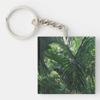 Palmier vert Kaychain