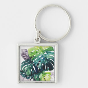 Porte-clés Palmiers à crémaillère - Feuille fractionnée