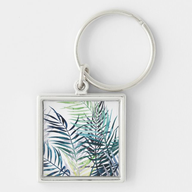 Porte-clés Palmiers Twilight - Feuilles tropicaux (Devant)