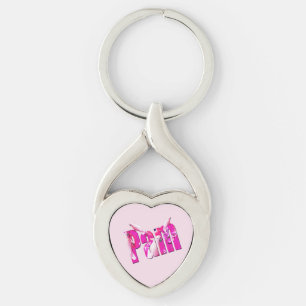 Porte-clés "Pam" Nom Réalisé Avec Des Cacatoès Australiens,