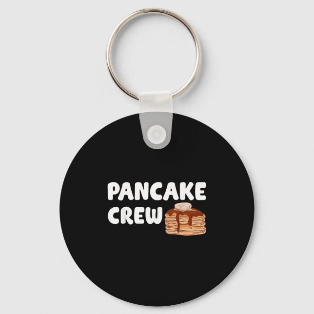 Porte-clés Pancake Crew Funny Pancake Lover Pancake Christmas (Recto)