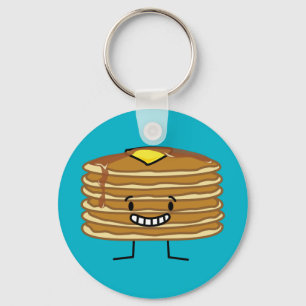 Porte-clés Pancakes pile sirop de beurre moelleux petit déjeu