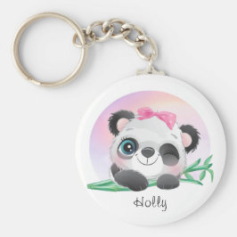Porte-clés Panda Bamboo, un animal mignon