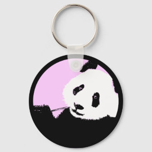 Porte-clés panda. couleur cercle personnalisable.