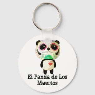 Porte-clés Panda du jour des morts