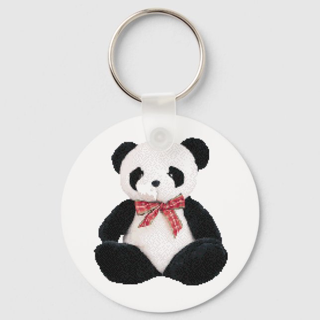 Porte-clés Panda farci Cute (Recto)