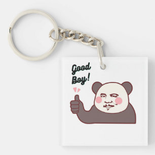 Porte-clés Panda pouce levé mème drôle