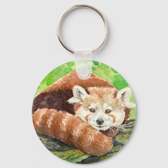Porte-clés Panda rouge (Recto)