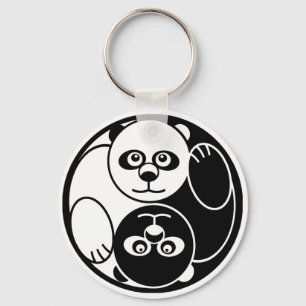 Porte-clés Panda Yin Yang